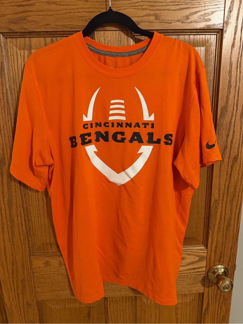 Nike Orange Cincinnati Bengals Graphic Tee